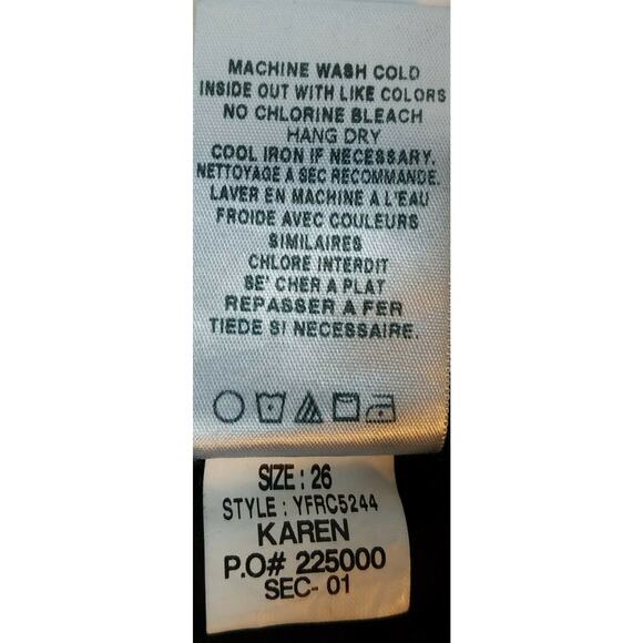 JOE'S Jean Straight Leg Karen Jeans, Dark Wash Blue Size 26 - Picture 8 of 8